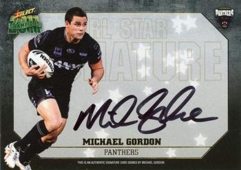 2011 NRL Champions - Star Signature #SS4 Michael Gordon Front